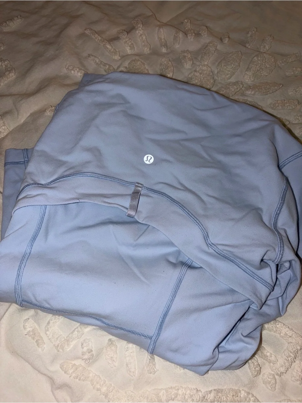 lululemon athletica Light Blue Full-Zip Jacket